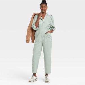 Women's Puff 3/4 Sleeve Boilersuit -
Universal Threa